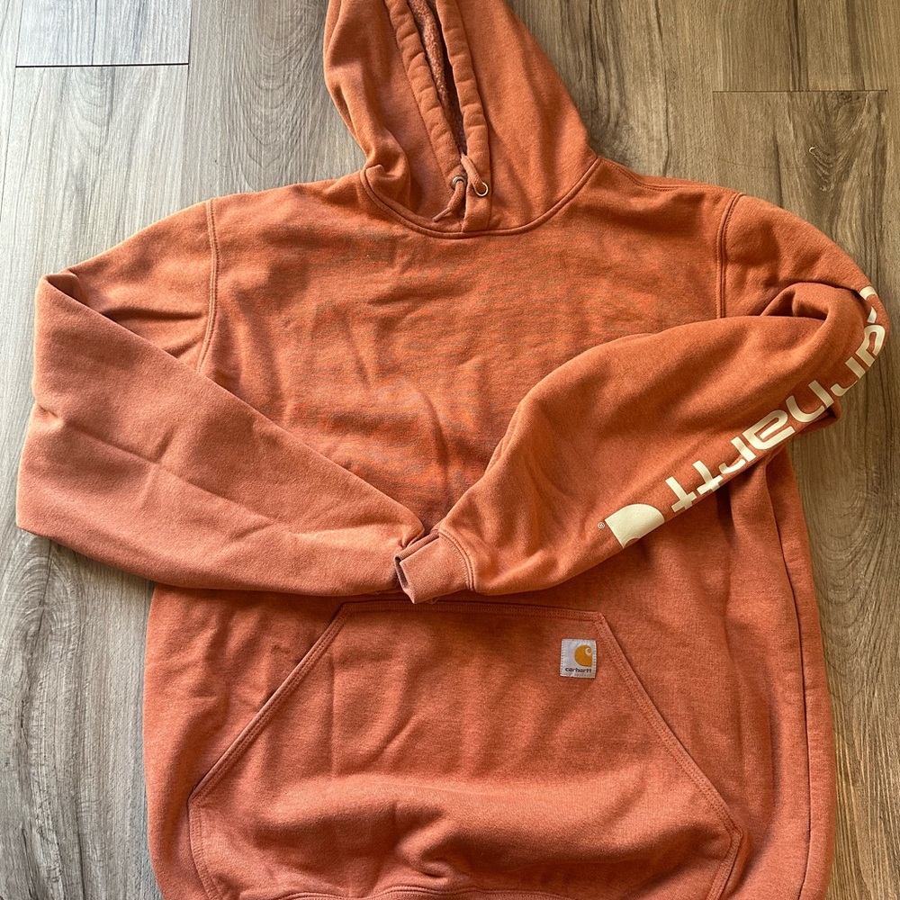 Carhartt Men's Orange Hoodie